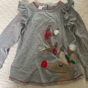 Mud Pie toddler girl Christmas shirt
